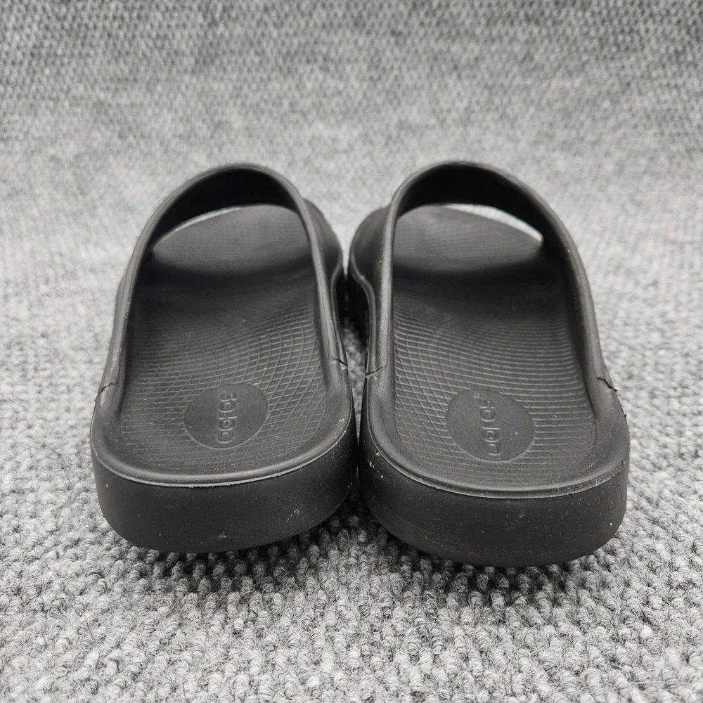 Oofos Mens 9 Womens‎ 11 Black OOahh Recovery Slide Sandals Comfort Athletic Shoe
